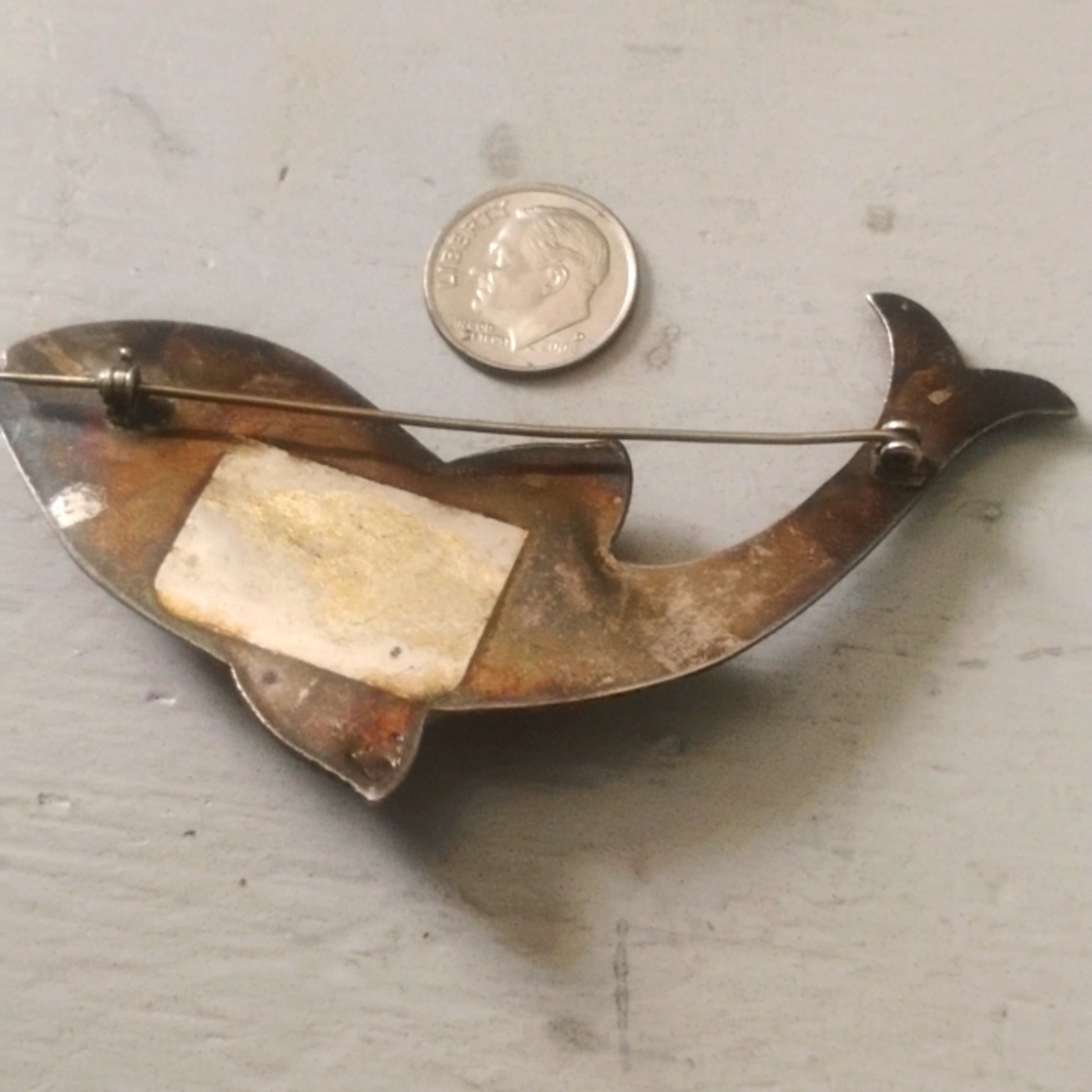 π πVintage!/Silver Fish Broochπ π - Picture 4 of 6